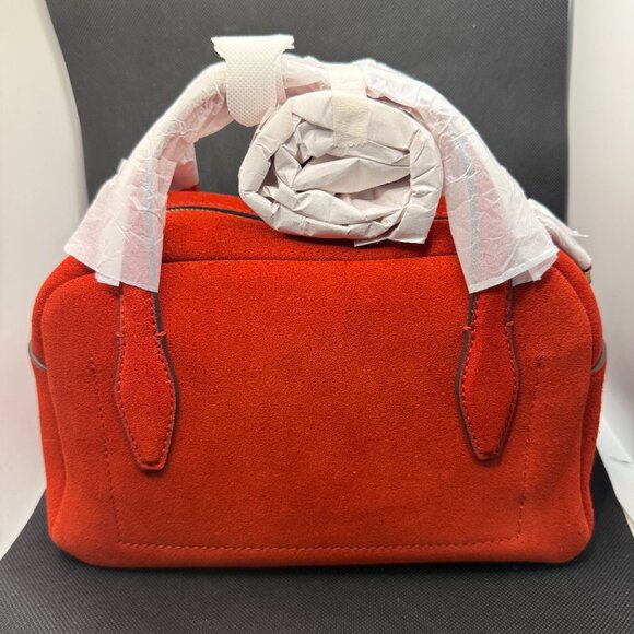 Madewell the medium crossbody bag in Bandana Red suede - Brand New - Never used - Picture 4 of 13
